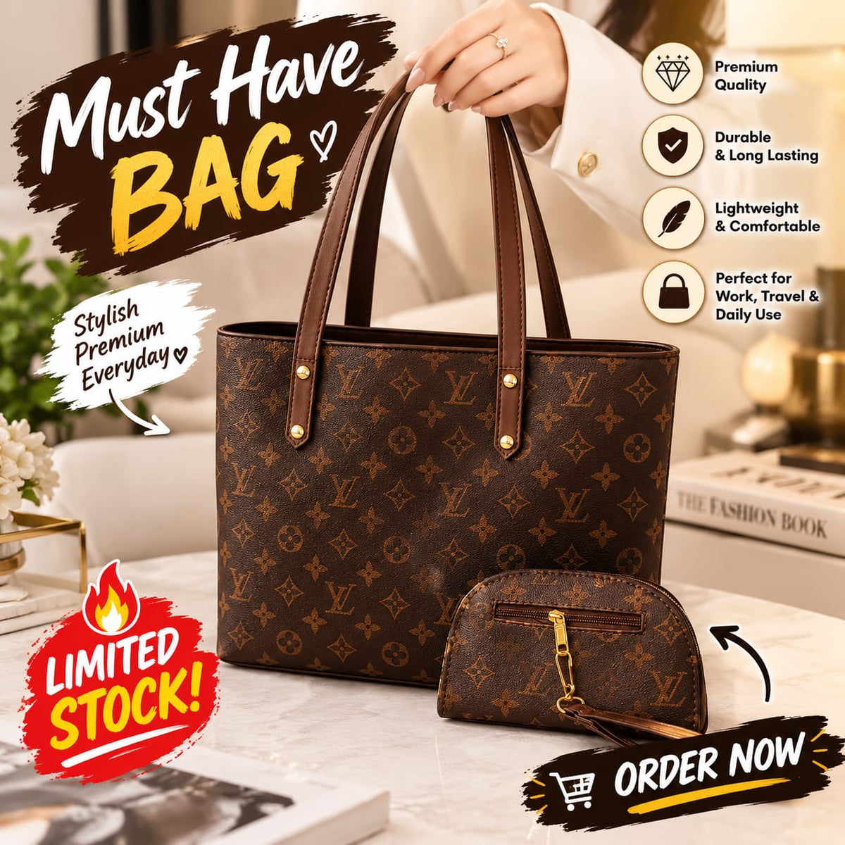 Women's Faux Leather Shoulder Bag